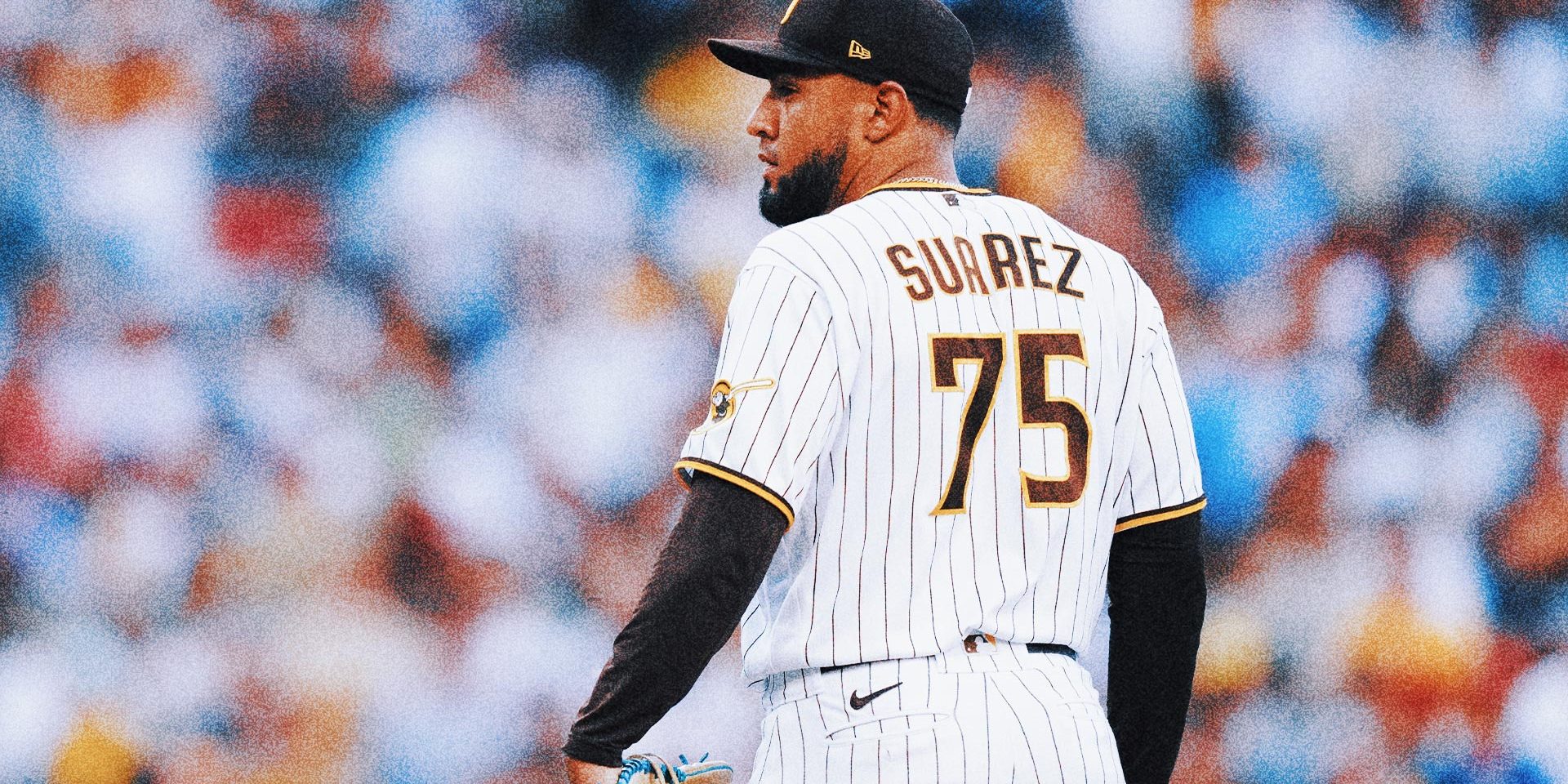 Padres reliever Robert Suarez ejected for sticky stuff before throwing a pitch vs. Marlins