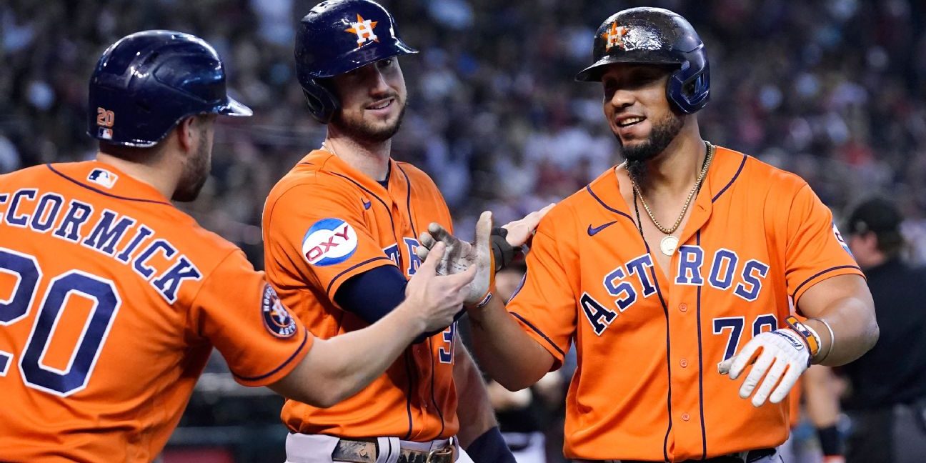 Bubbly Astros clinch AL West, bye with Texas loss